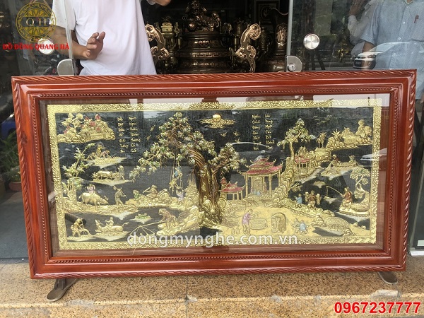 tranh treo tường bằng đồng  tranh treo tường bằng đồng