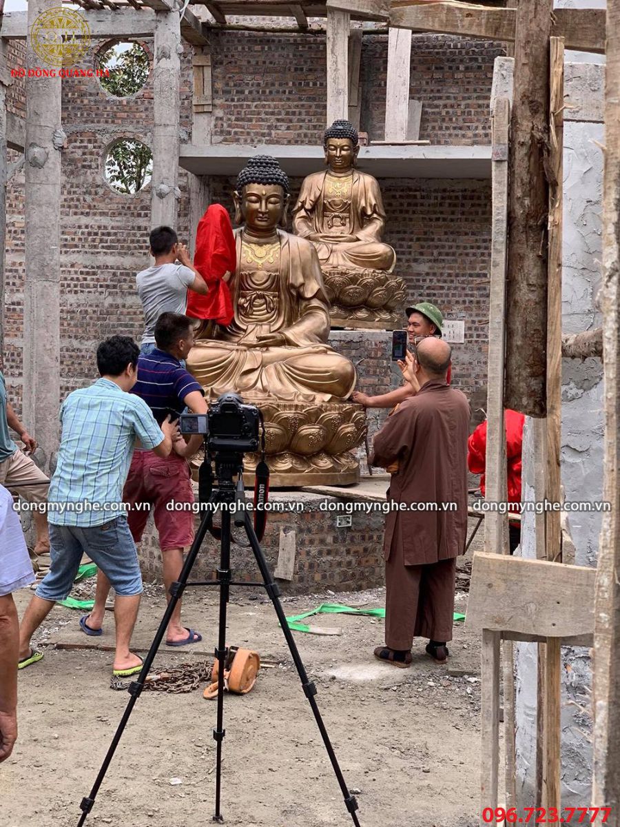 thi công tượng phật