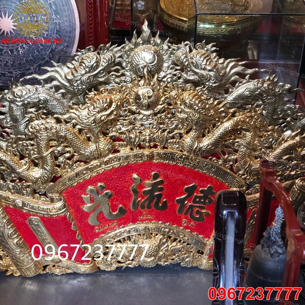 hoành phi câu đối dát vàng 