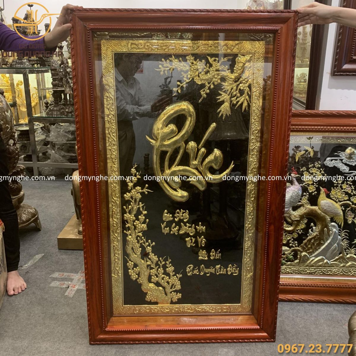 tranh phúc lộc thọ thư pháp tiếng việt  tranh phúc lộc thọ thư pháp tiếng việt