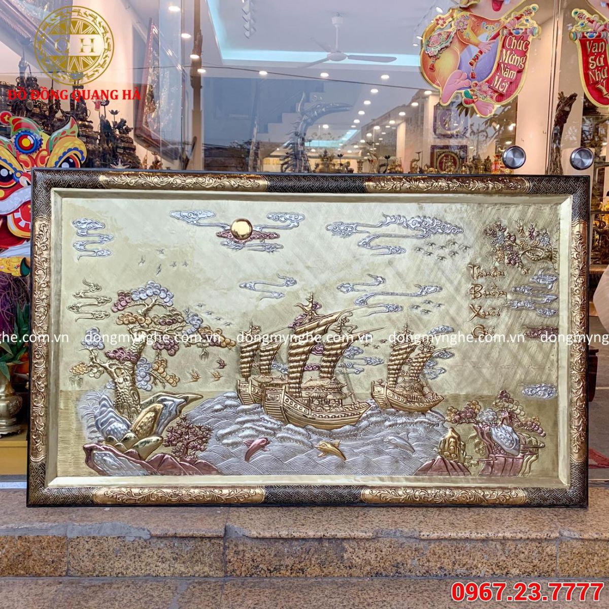 tranh đồng thuận buồm xuôi gió mừng tân gia tranh đồng thuận buồm xuôi gió mừng tân gia