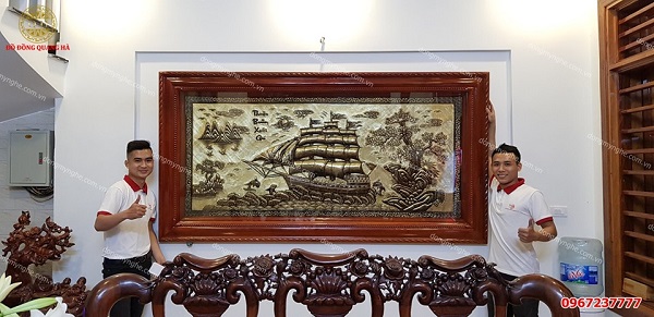 Tranh đồng thuận buồm xuôi gió mừng tân gia Tranh đồng thuận buồm xuôi gió mừng tân gia