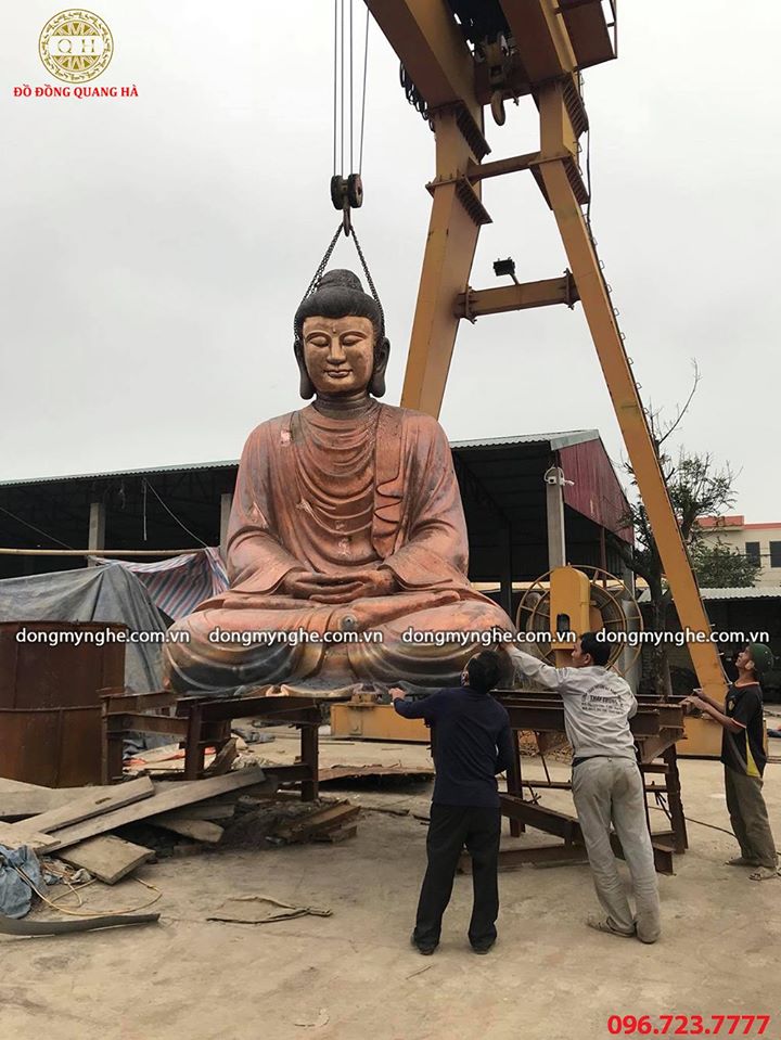 đúc tượng Phật đồng