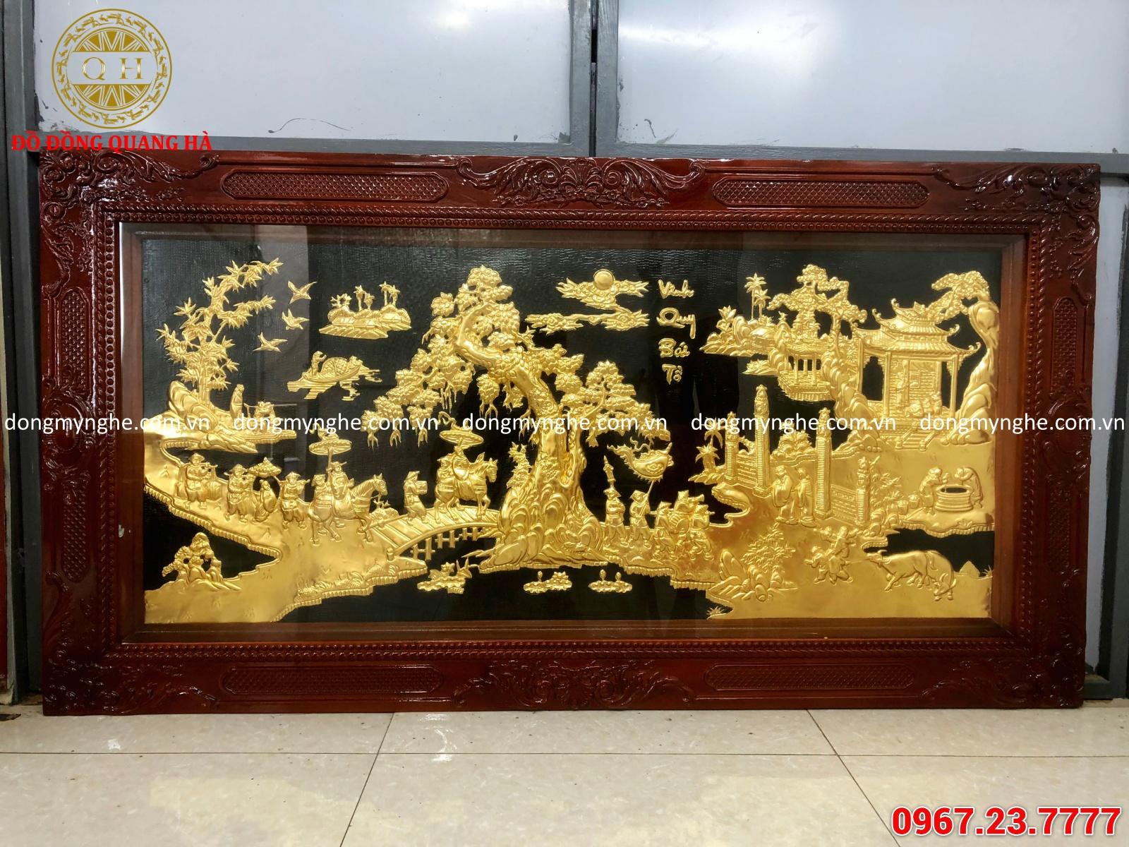 tranh đồng nguyên chất