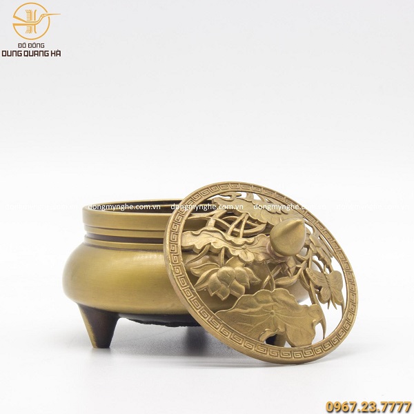 lư xông trầm bằng đồng lư xông trầm bằng đồng