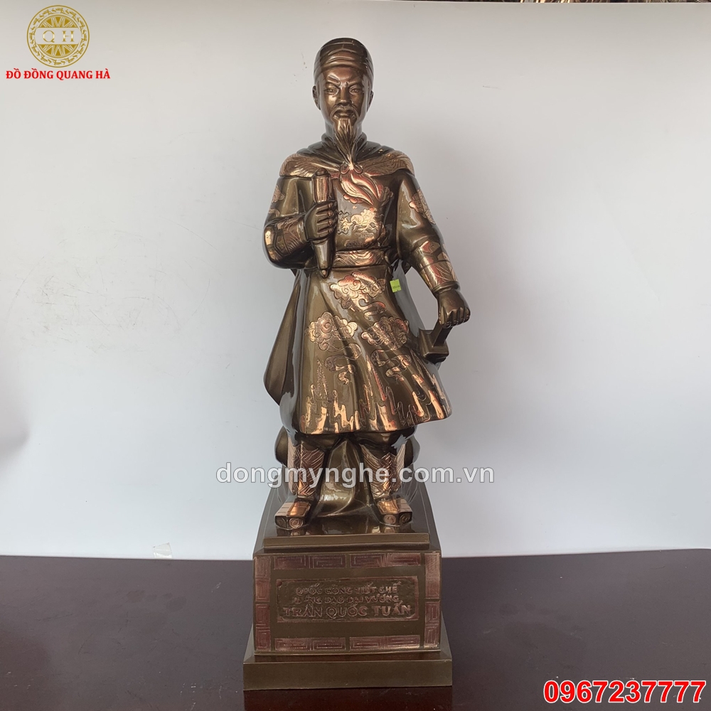 tượng trần hưng đạo để bàn  tượng trần hưng đạo để bàn