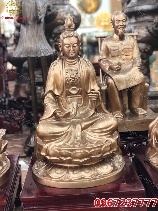 bán tượng đại thế chí bồ tát bán tượng đại thế chí bồ tát