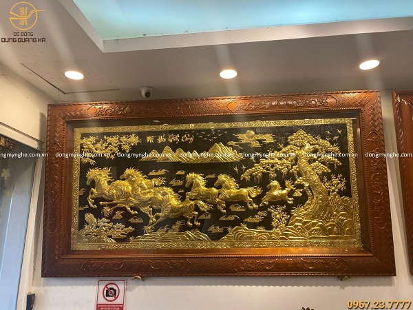 tranh mã đáo thành công mạ vàng tranh mã đáo thành công mạ vàng