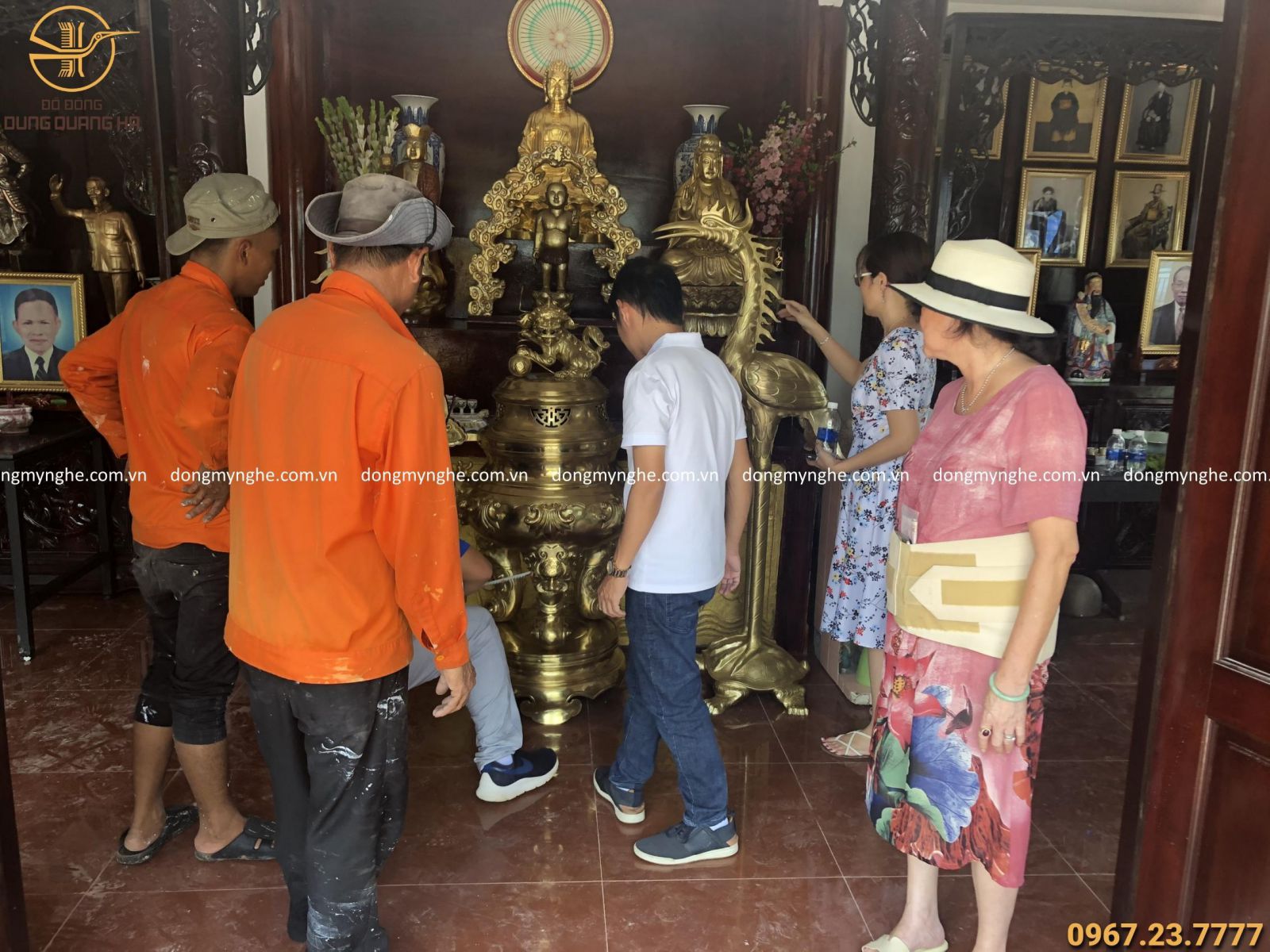 Bàn giao Bộ Đỉnh Hạc cỡ lớn tại tỉnh Bình Dương