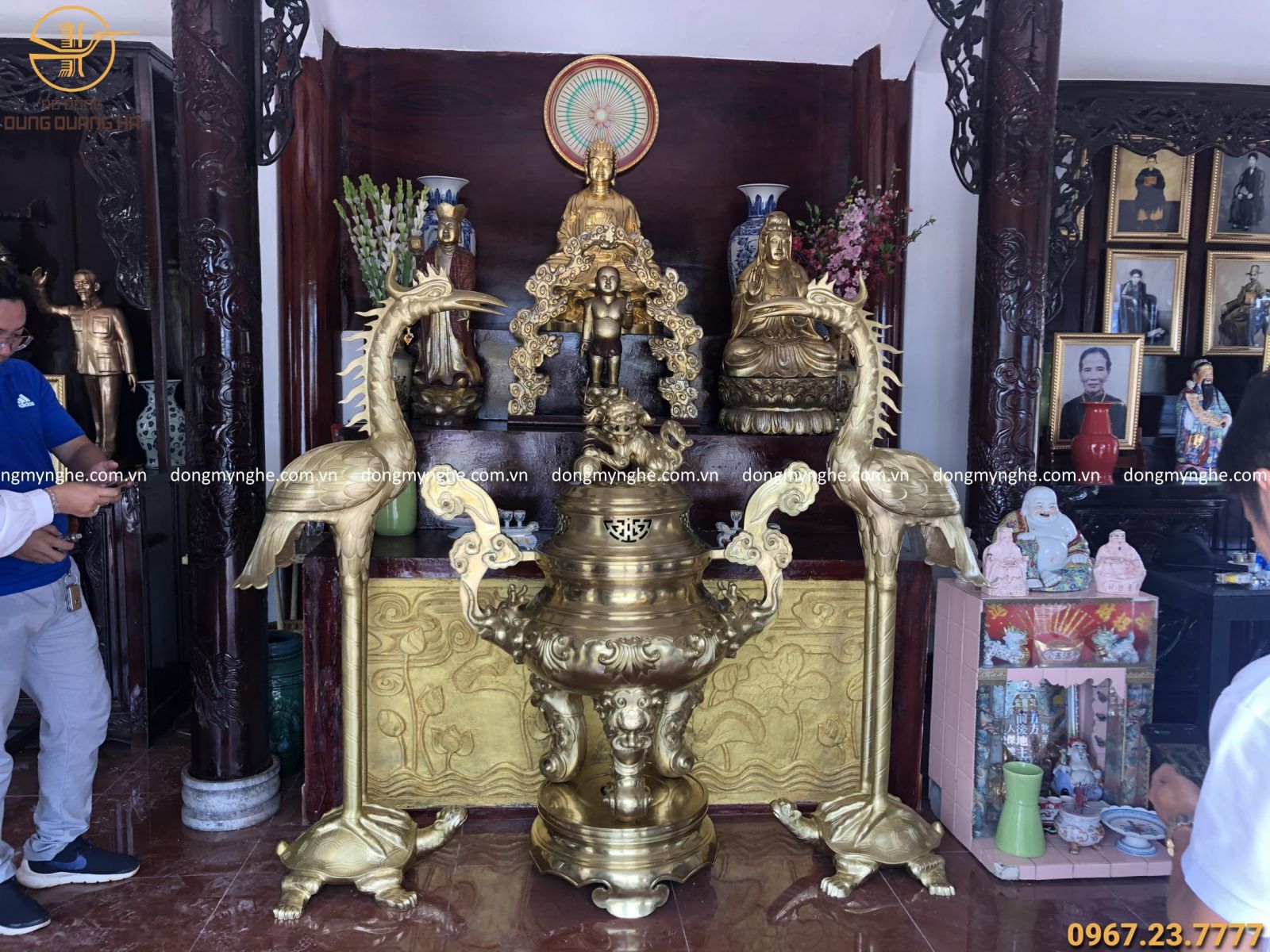 Bàn giao Bộ Đỉnh Hạc cỡ lớn tại tỉnh Bình Dương