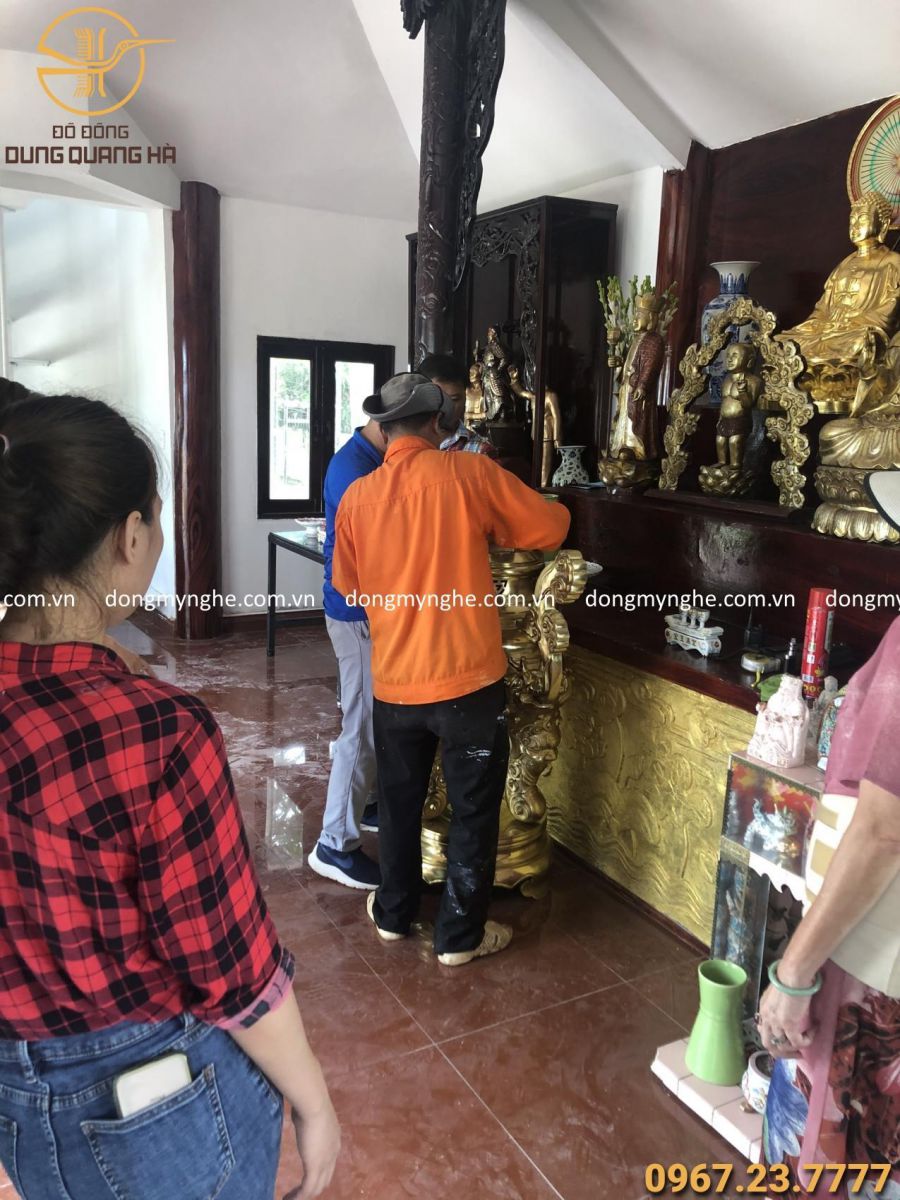 Bàn giao Bộ Đỉnh Hạc cỡ lớn tại tỉnh Bình Dương