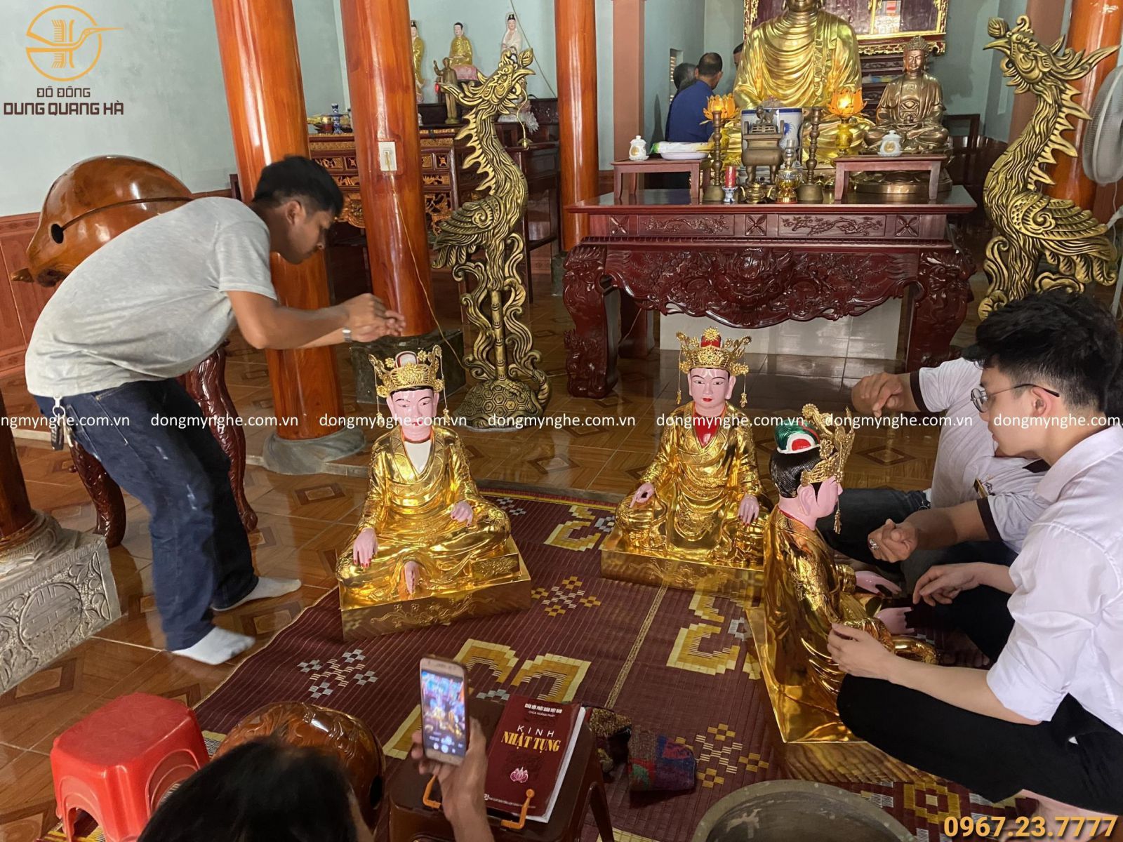 bàn giao tượng, đồ thờ tại Nghệ An