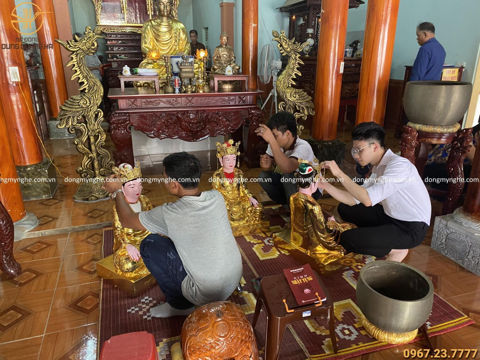 bàn giao tượng, đồ thờ tại Nghệ An