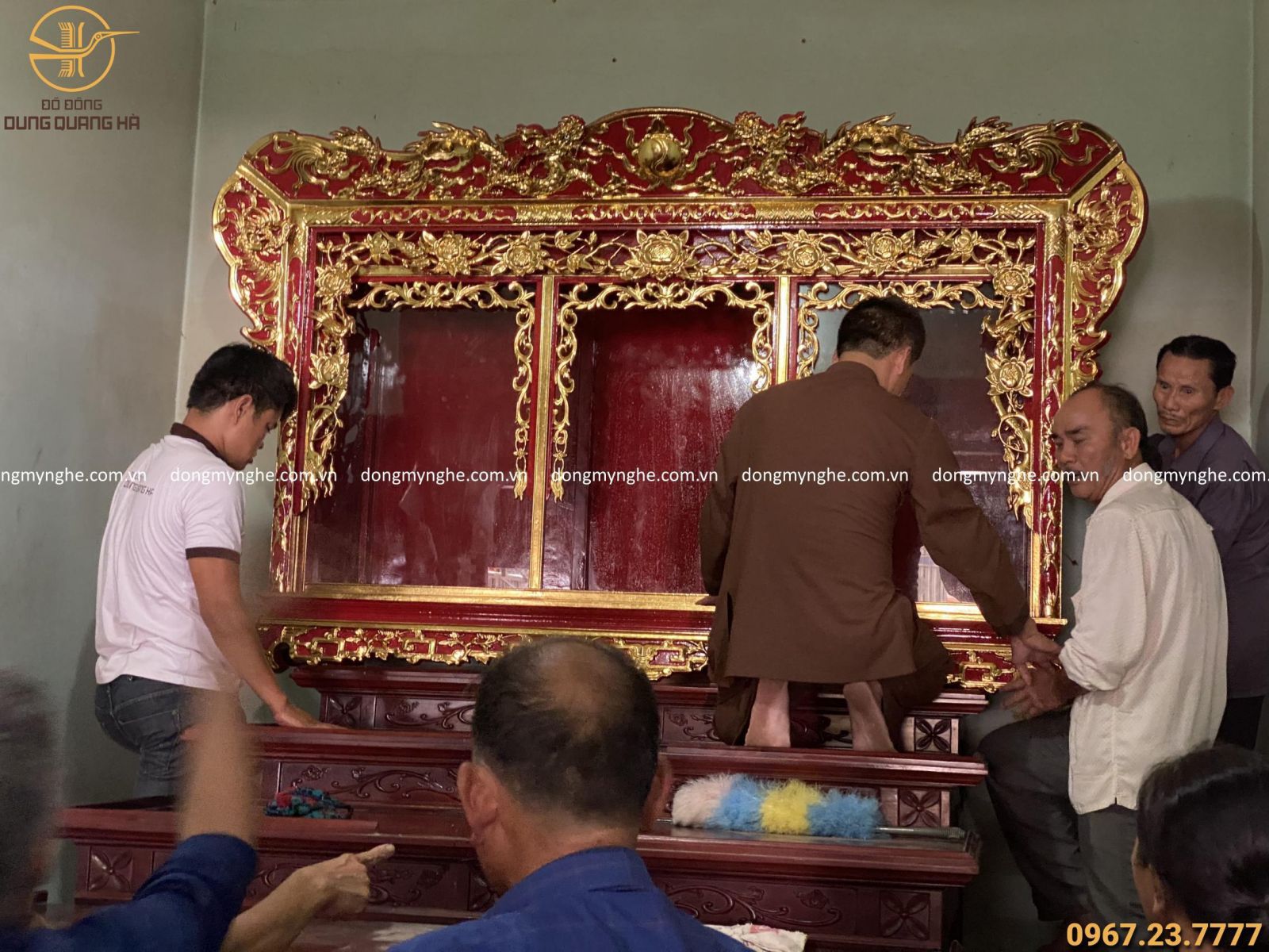 bàn giao tượng, đồ thờ tại Nghệ An