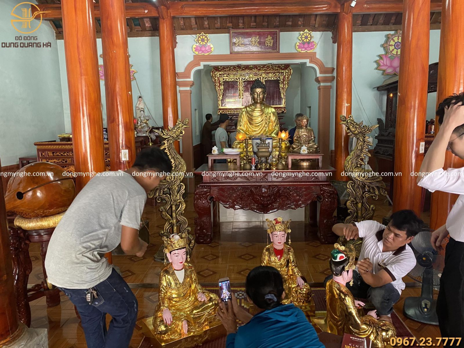 bàn giao tượng, đồ thờ tại Nghệ An