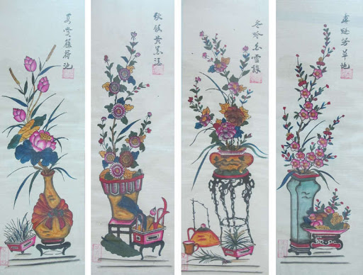 các bộ tranh tứ quý các bộ tranh tứ quý