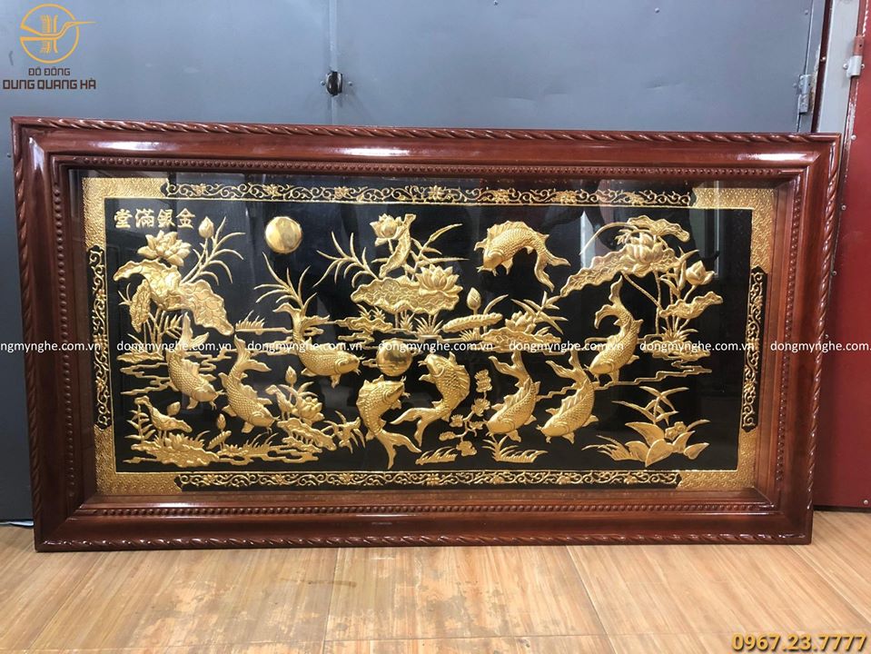 tranh đồng mạ vàng cao cấp 