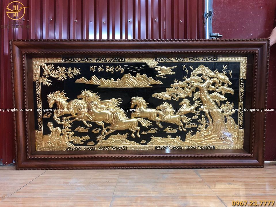 bức tranh 8 con ngựa 