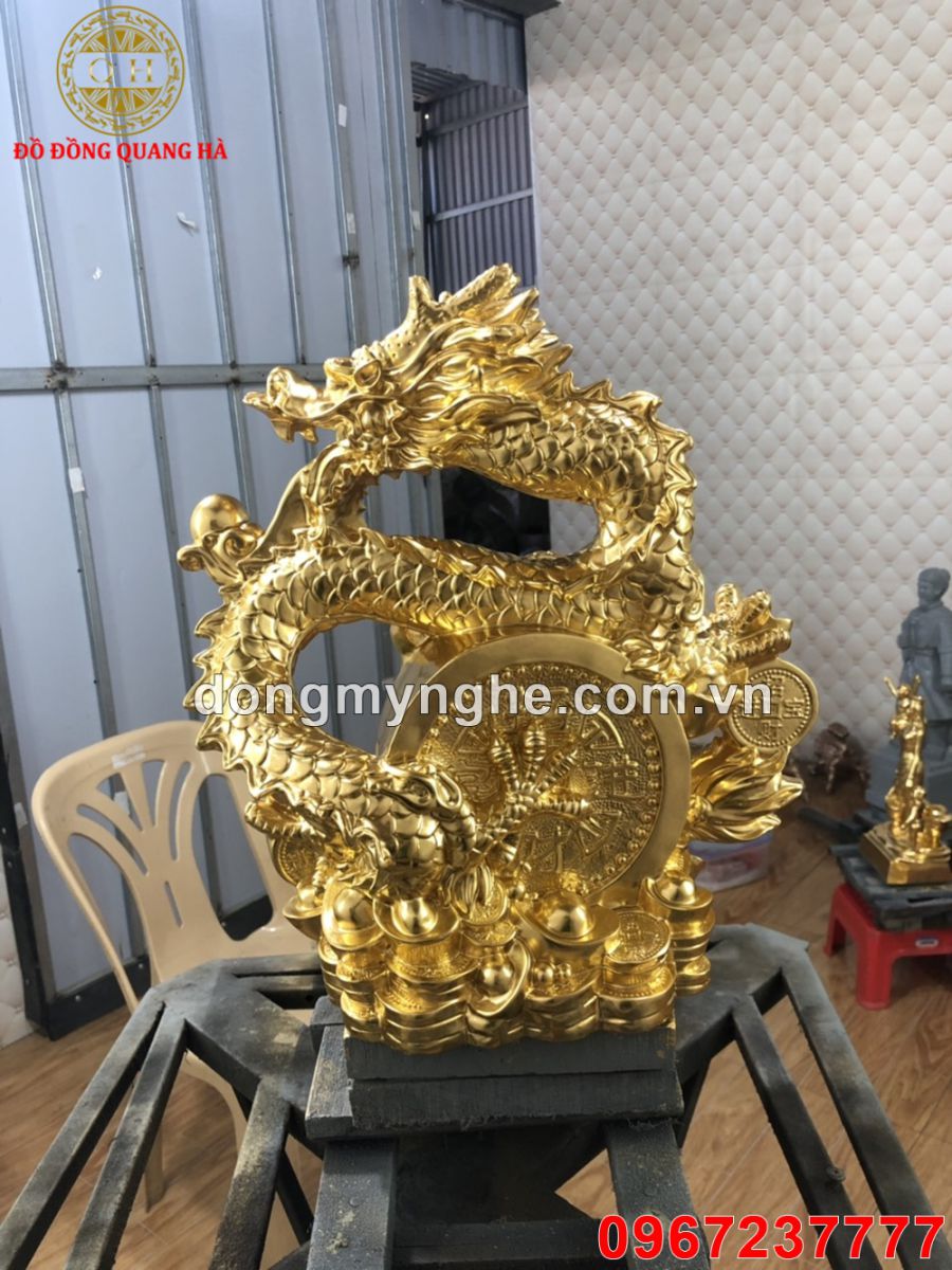 tượng rồng mạ vàng tượng rồng mạ vàng