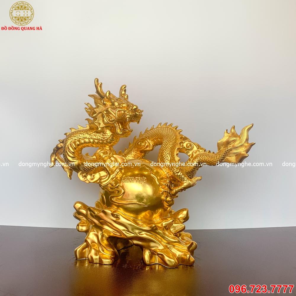 tượng rồng mạ vàng tượng rồng mạ vàng