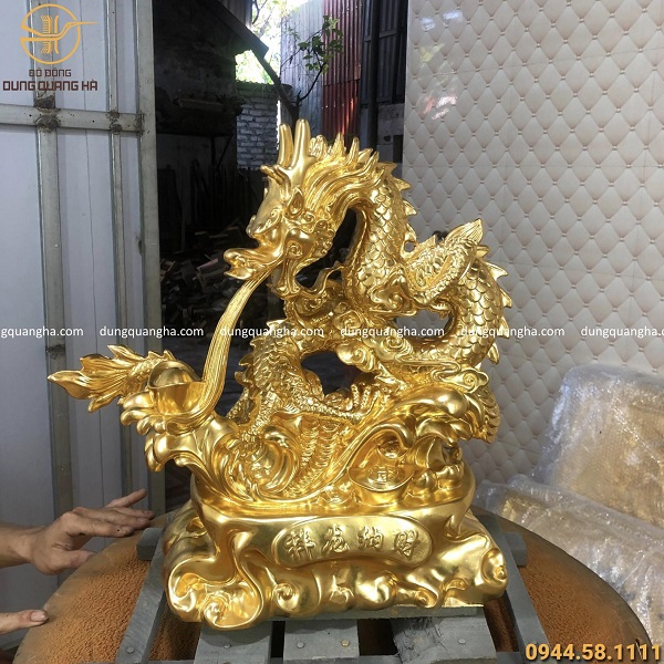 tượng rồng mạ vàng tượng rồng mạ vàng