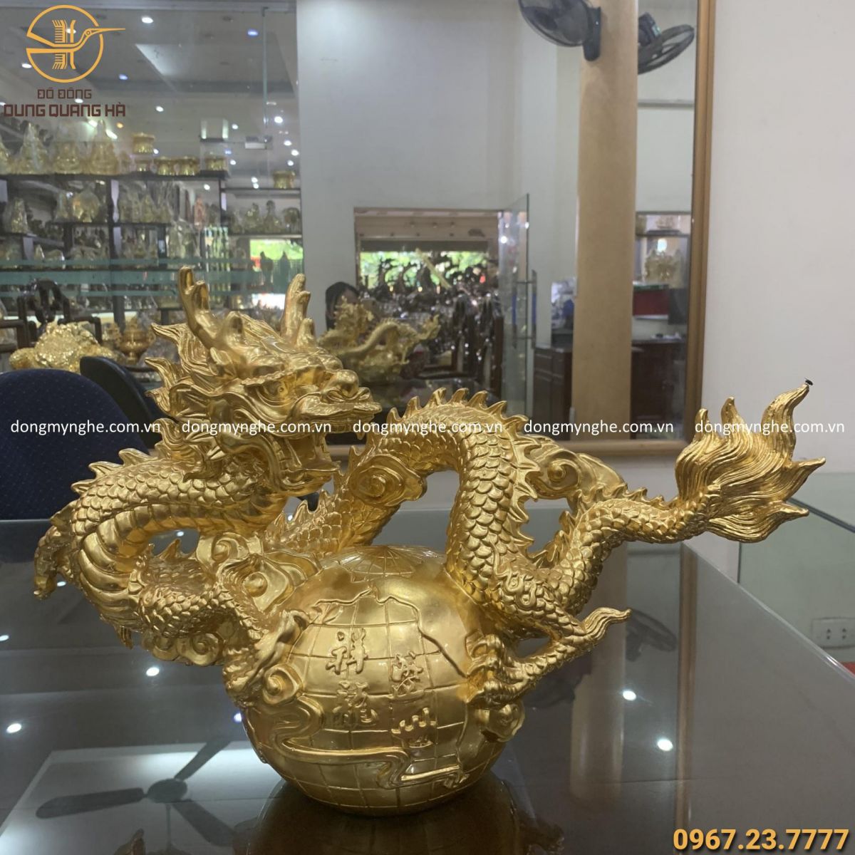tượng rồng mạ vàng tượng rồng mạ vàng