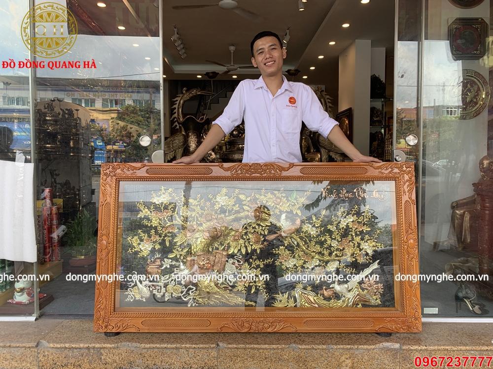 tranh vinh hoa phú quý mạ vàng tranh vinh hoa phú quý mạ vàng