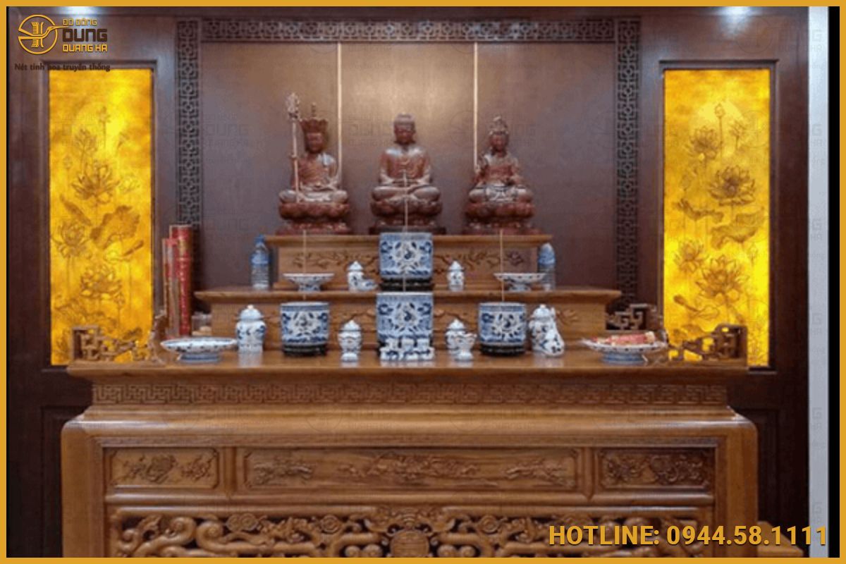 Bàn thờ đặt 4 bát hương có được không?