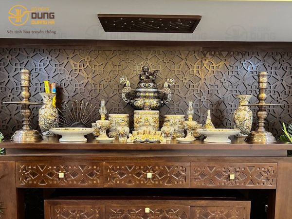 Bàn giao Bộ Đỉnh Ngũ Sắc tới anh chị khách hàng Ninh Hiệp