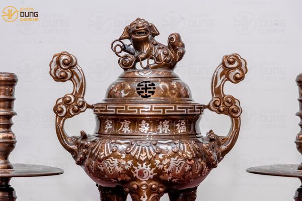 Vì Sao Đồ Thờ Cúng Bằng Đồng Khảm Tam Khí Ưa Chuộng ?
