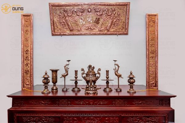 Vì Sao Đồ Thờ Cúng Bằng Đồng Khảm Tam Khí Ưa Chuộng ?