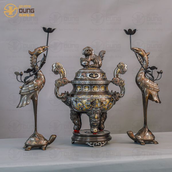 Phân Biệt Đồ Đồng Khảm Tam Khí và Khảm Ngũ Sắc Chi Tiết