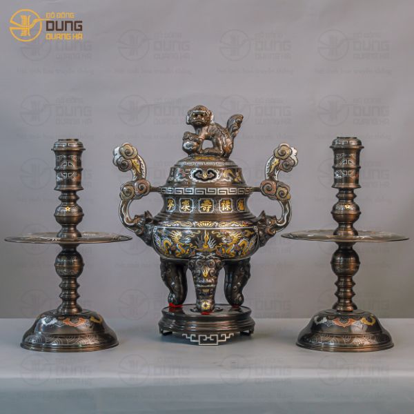 Phân Biệt Đồ Đồng Khảm Tam Khí và Khảm Ngũ Sắc Chi Tiết