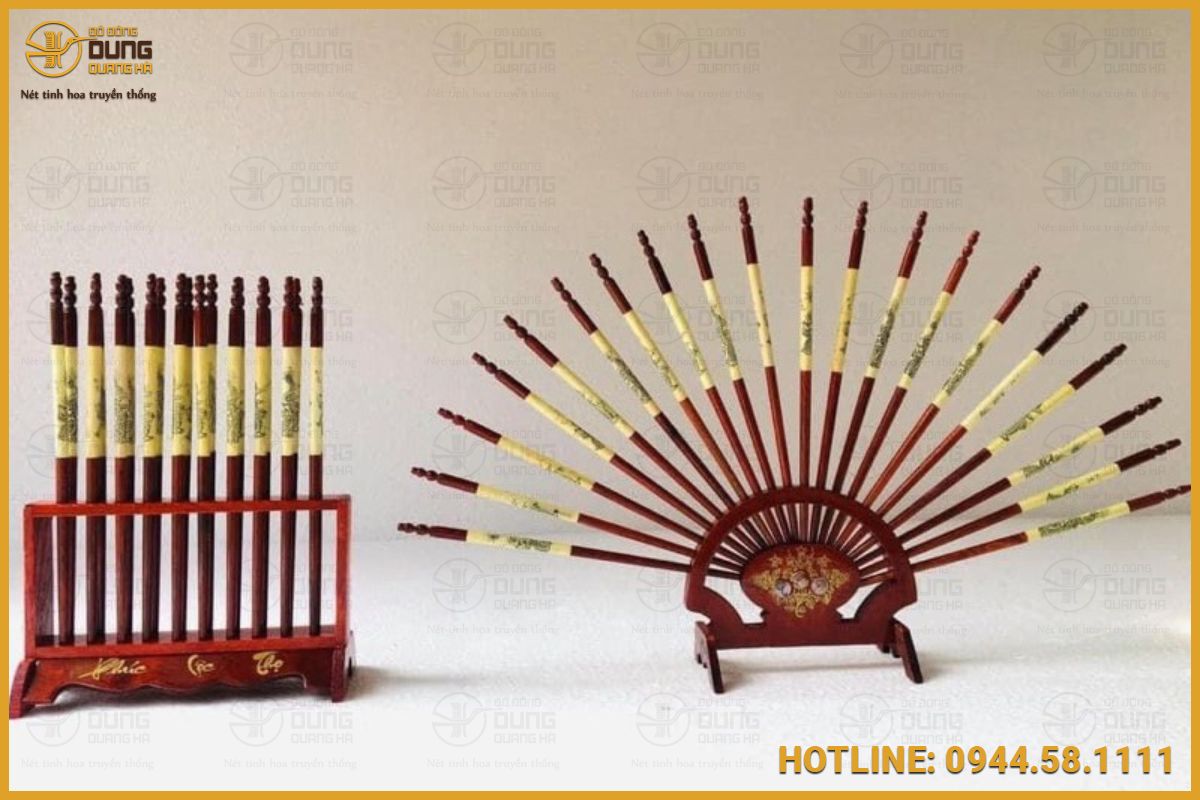 Cách bày bát đũa trên bàn thờ