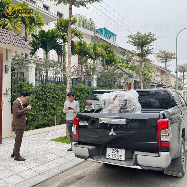 Bàn giao đỉnh cầu thất lân 1m4 tại nhà khách Đan Phượng, Hà Nội