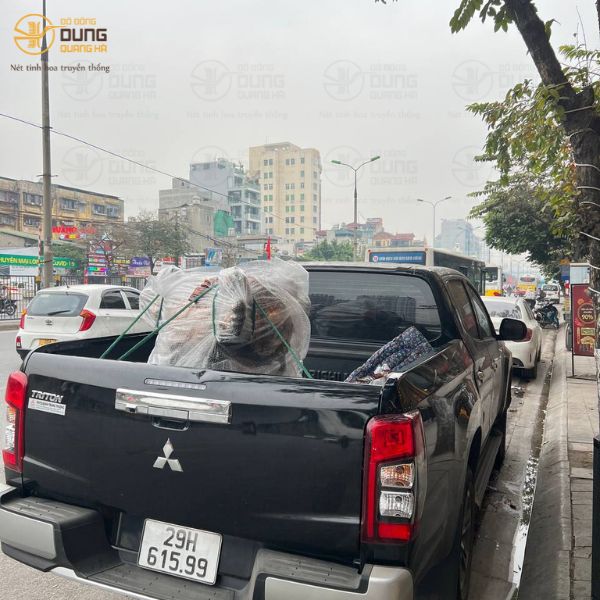 Bàn giao đỉnh cầu thất lân 1m4 tại nhà khách Đan Phượng, Hà Nội