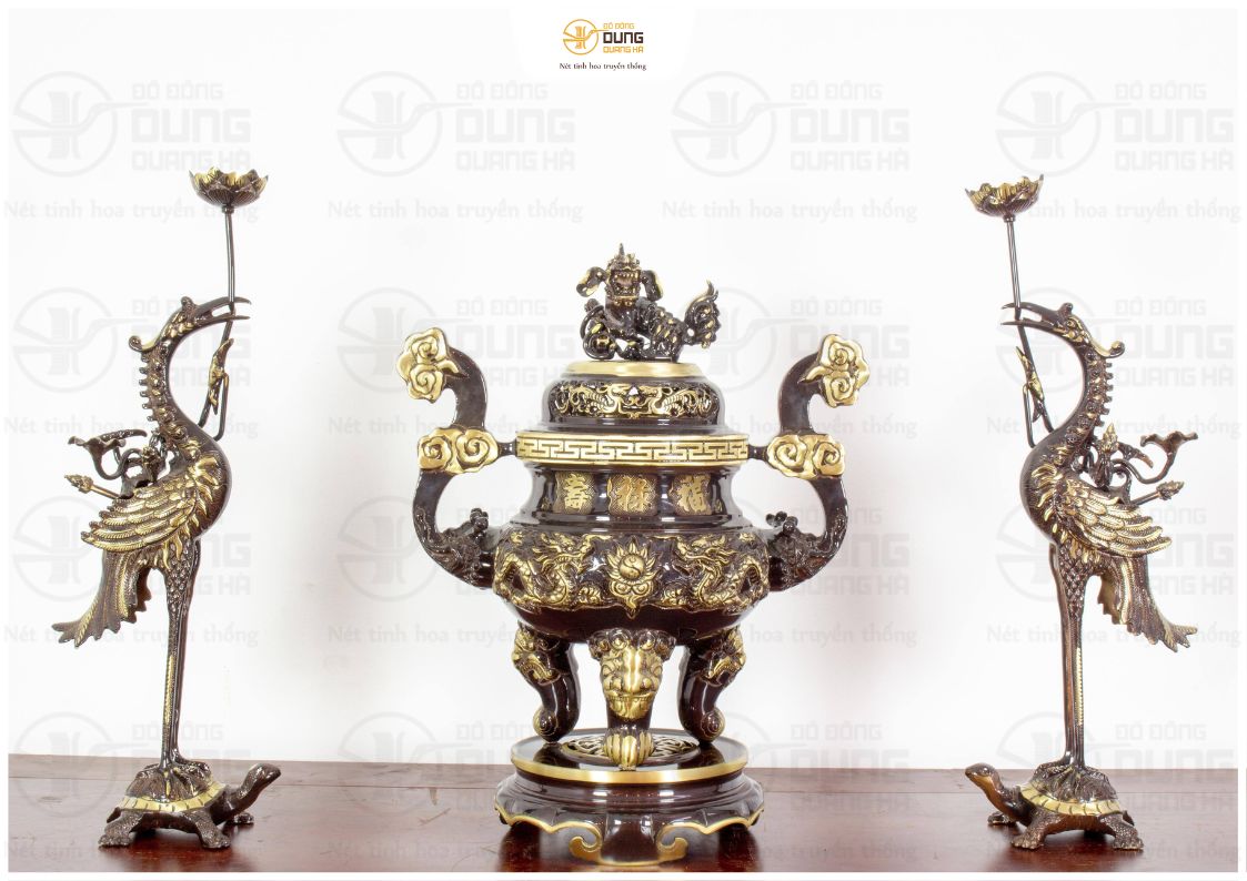 Lựa Chọn Bộ Đỉnh Hạc Đồng Chất Lượng Như Thế Nào ?