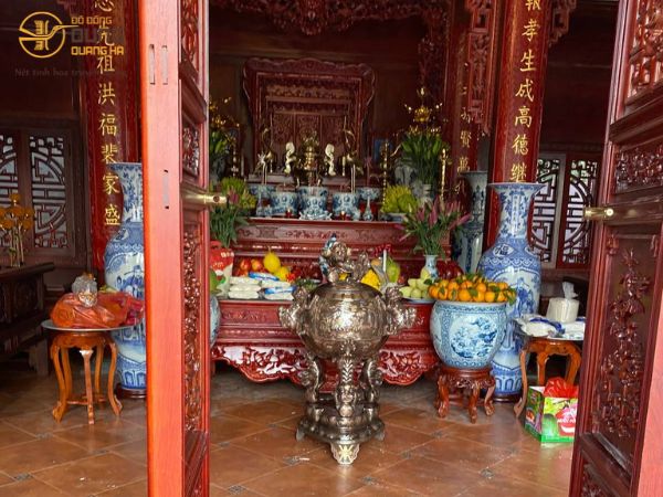 Giao đỉnh cầu thất lân ngũ sắc tại Hưng Yên