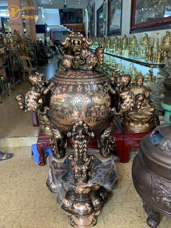 Giá Trị Và Công Dụng Của Đỉnh Thất Lân Vờn Cầu