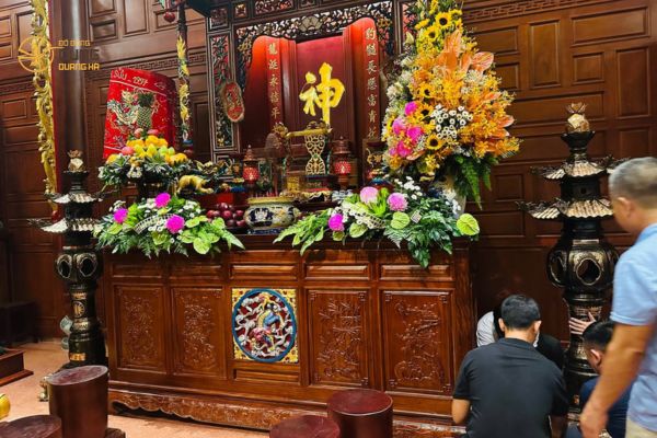 Chi nhánh Sài Gòn giao đôi đèn 2m tại đình An Khánh - Quận 2 