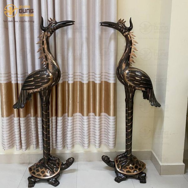 Bàn giao Tượng Bác Hồ, Hạc thờ to, Mặt trống đồng & bộ đồ thờ đầy đủ cho Huyện Uỷ Huyện Quảng Trạch - Quảng Bình