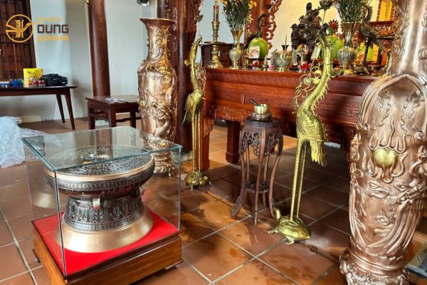 Giao lộc bình 1m7 + trống đường kính 60cm tại TP.Long Khánh, Đồng Nai