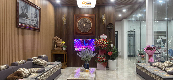 Giao và lắp đặt mặt trống 80cm đồng đỏ tại nhà khách Bắc Kạn