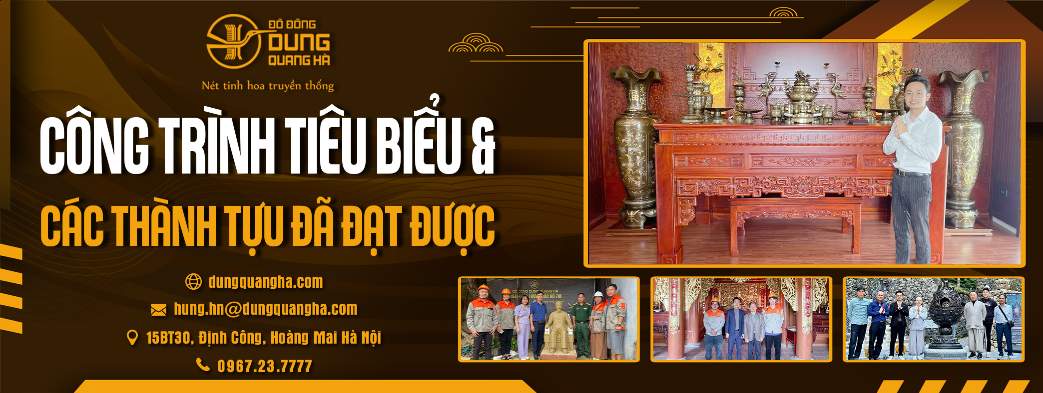 CÔNG TRÌNH TIÊU BIỂU ĐỒ ĐỒNG DUNG QUANG HÀ