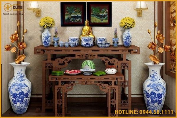 Nguyên tắc bày trí bàn thờ cho gia chủ mệnh Thổ