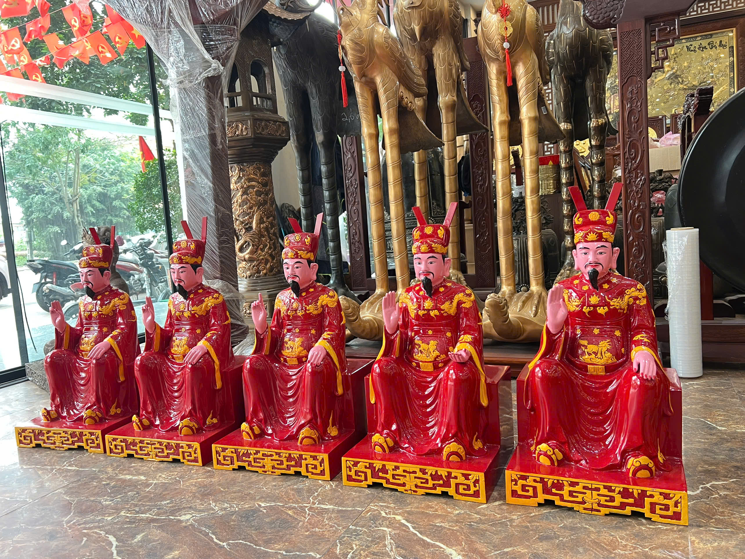 Hoàn thiện bộ tượng tại đền Thiên Tiên Điện Phúc - Phúc Linh Từ tại Hưng Yên