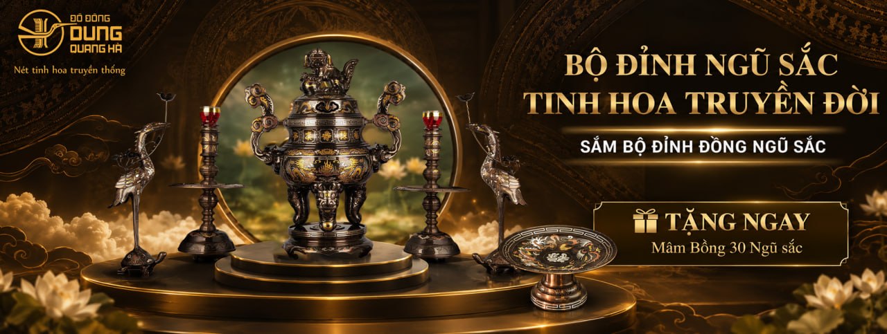 Bộ Đỉnh Đồng Ngũ Sắc