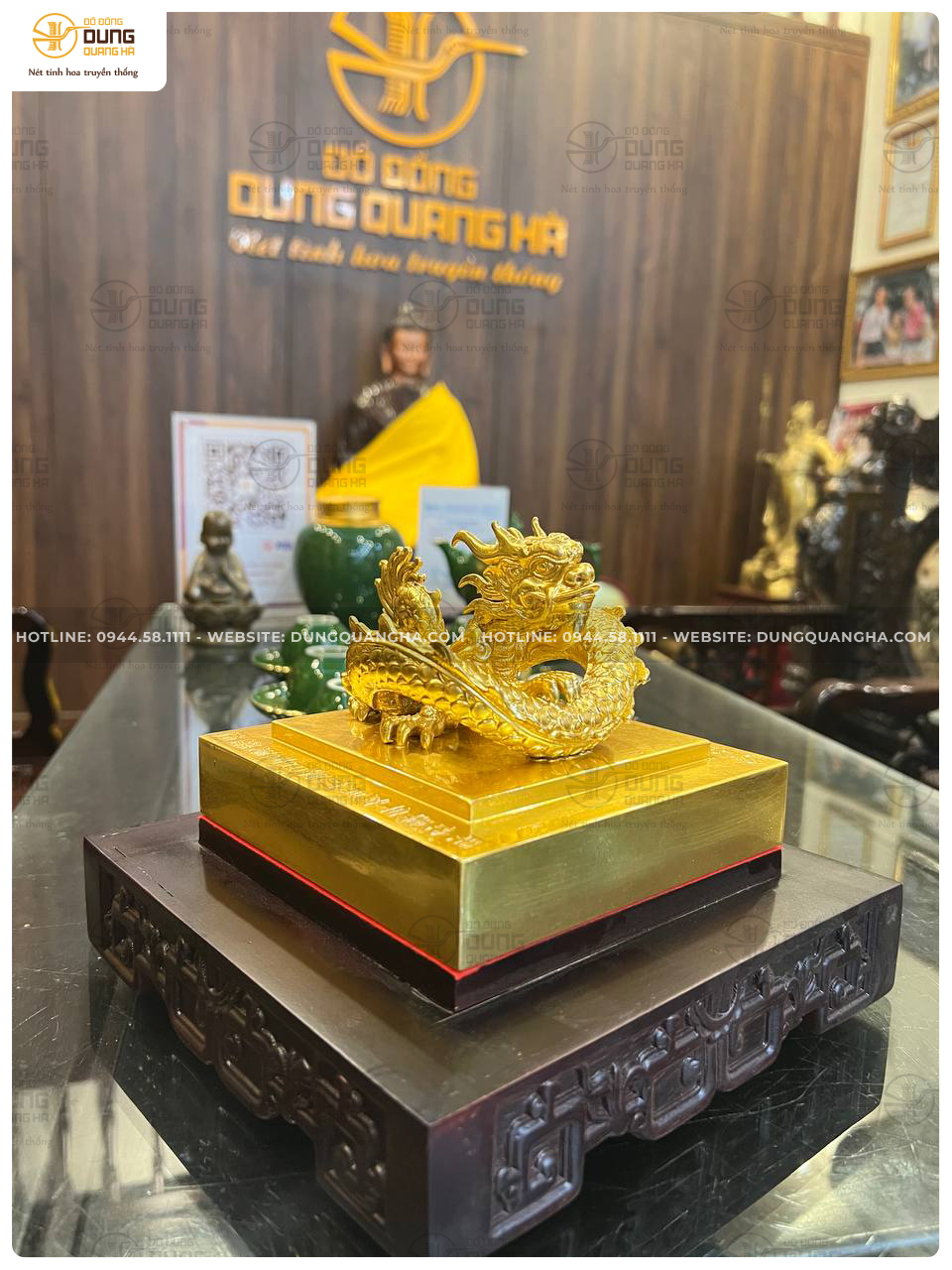 Bàn giao Ấn Rồng “Hoàng Đế Chi Bảo” tại nhà khách Bình Dương