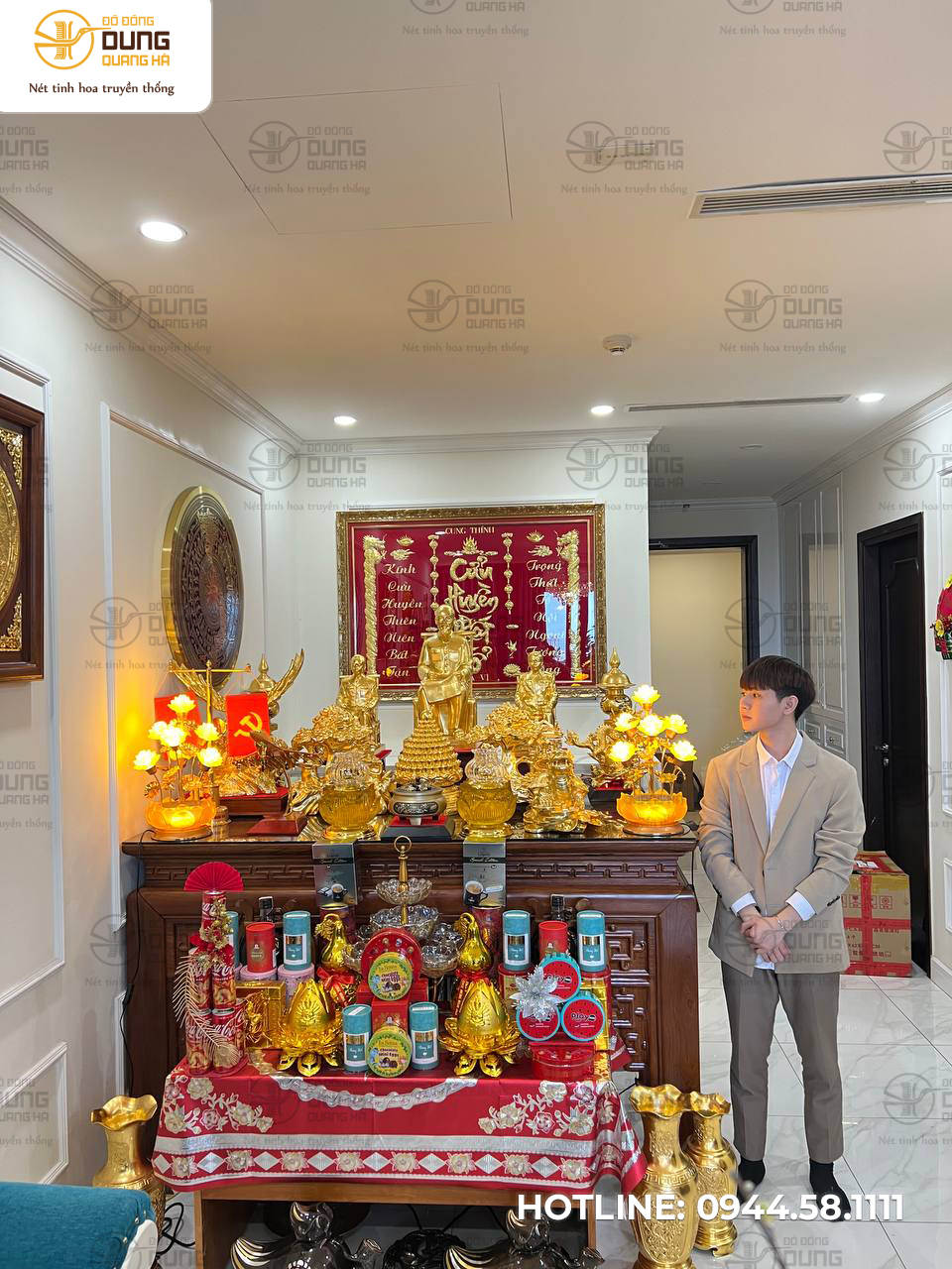 Bàn giao Tượng Bác Hồ, bác Giáp, bác Thanh và những sản phẩm khác cho khách Hà Nội