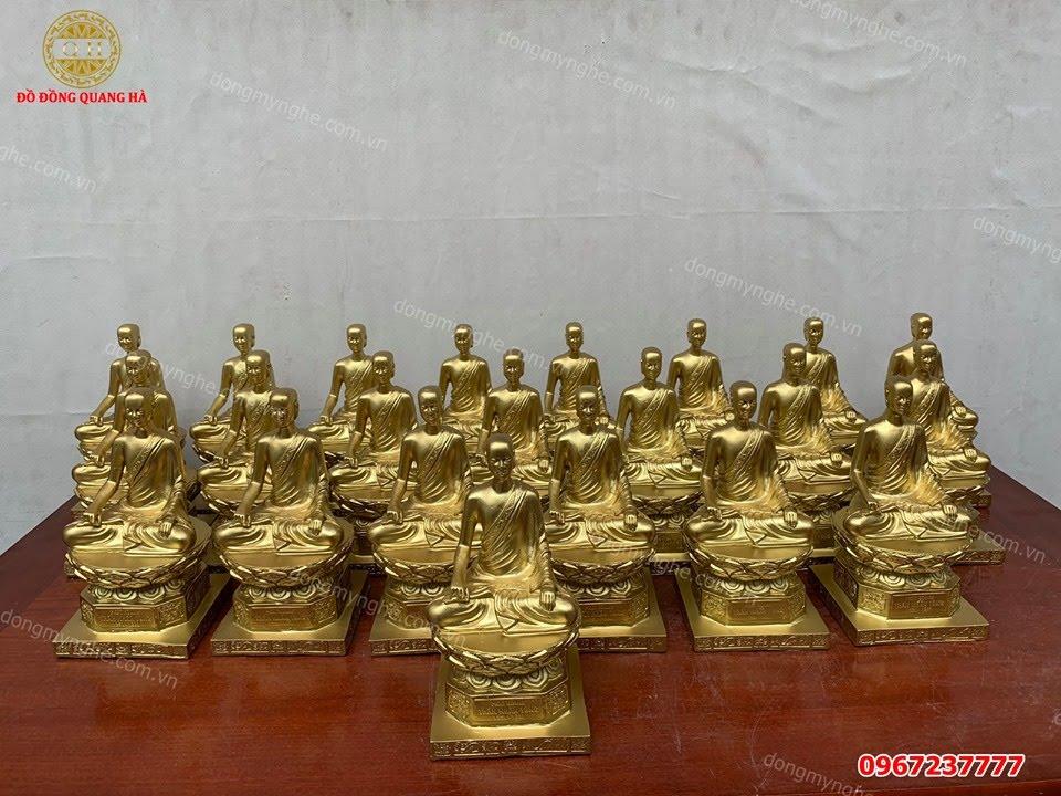 Tượng Phật hoàng Trần Nhân Tông bằng đồng vàng